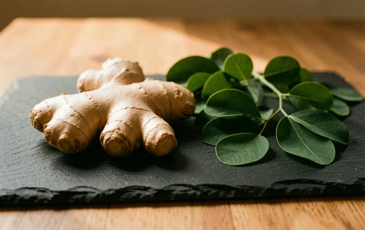 Botanical elements represent IndoVita quality